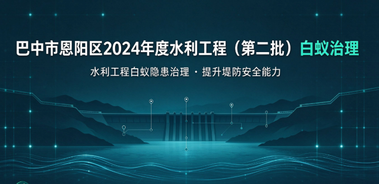 巴中市恩阳区2024年度水利工程（第二批）白蚁治理